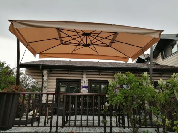 зонт на двух опорах уличный 5м